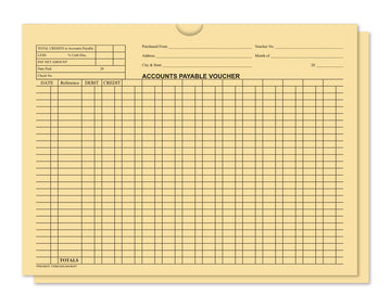A/P Voucher Jacket - 500/Case - Buff